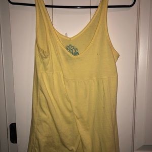 Kirra Yellow Tank Top